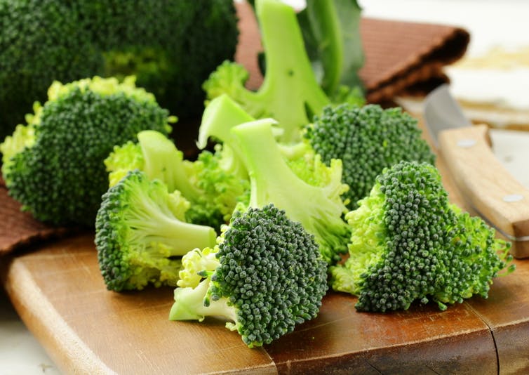 Chopped broccoli