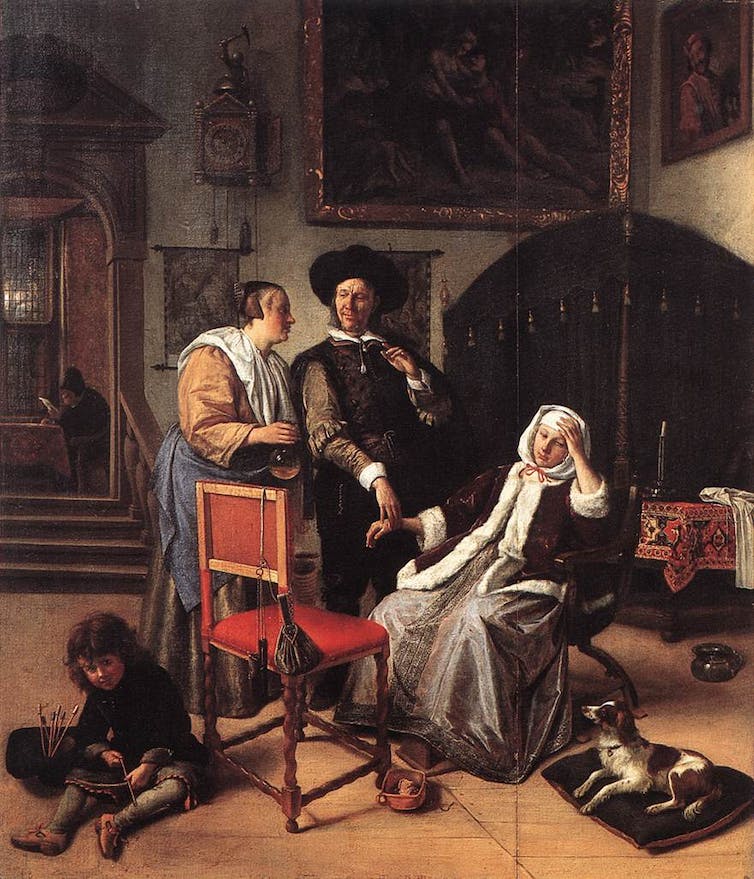 The Physician's Visit (c. 1658-1662).