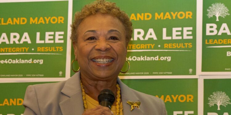 Barbara Lee is Oakland’s New Mayor
