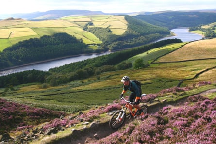 Mountain biking in the Peak District national park