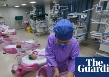 China’s population falls again as birthrate hits record low