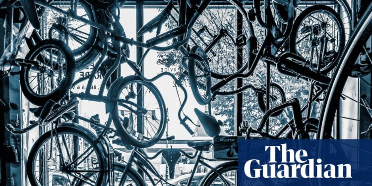 ‘I’d hoped to capture the graphic chaos in the window. What I found was an even more tangled scene’: Michael Krupka’s best phone picture