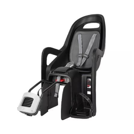 Halfords Polisport Groovy RS Plus frame-mounted seat for cycles.