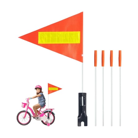 Bicycle Safety Flag with Pole.