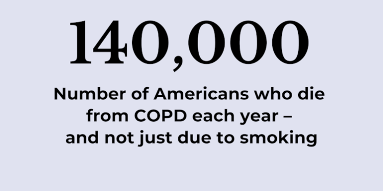 More than 140,000 Americans die from COPD each year – here’s why survival depends on more than avoiding smoking