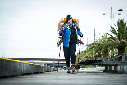 Philippa wearing hiking gear