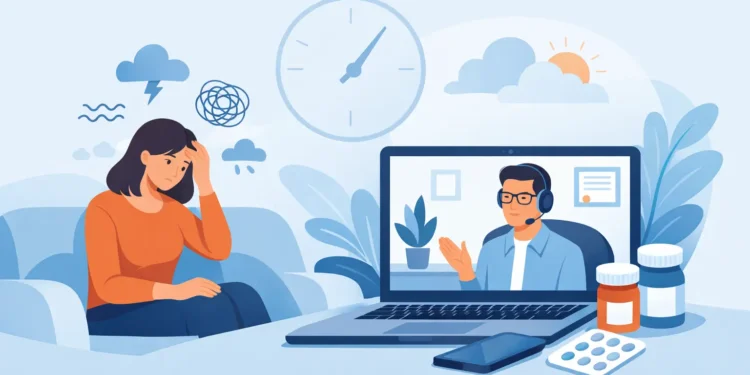 Same Day Anxiety Treatment Online