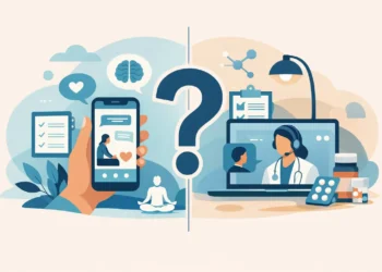 Therapy Apps vs Online Psychiatry: What Fits?