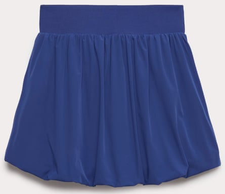 Marks & Spencer blue bubble hem skort, £30