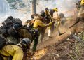 Extreme heat is taking a toll on firefighters as wildfires stretch crews to the limit