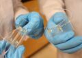 We designed a new way to build miniature fluidic devices to enable personalized cancer treatment