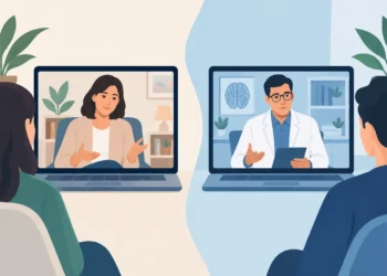Online Counseling Versus Psychiatry Services