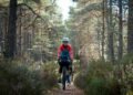 ‘It’s hard to imagine the fires of July’: a bike ride through the Cairngorms in Scotland